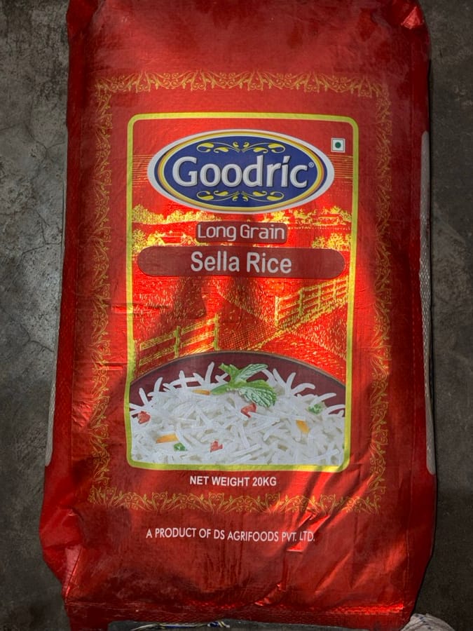 Goodric Long Grain Sella Rice 20Kg — photo 1