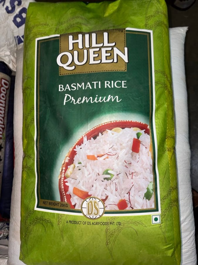 Hillqueen Basmati Price Premium Rice 20Kg — photo 1